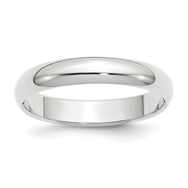 Gent's White 14K Gold Wedding Band Lee Ann's Fine Jewelry Russellville, AR