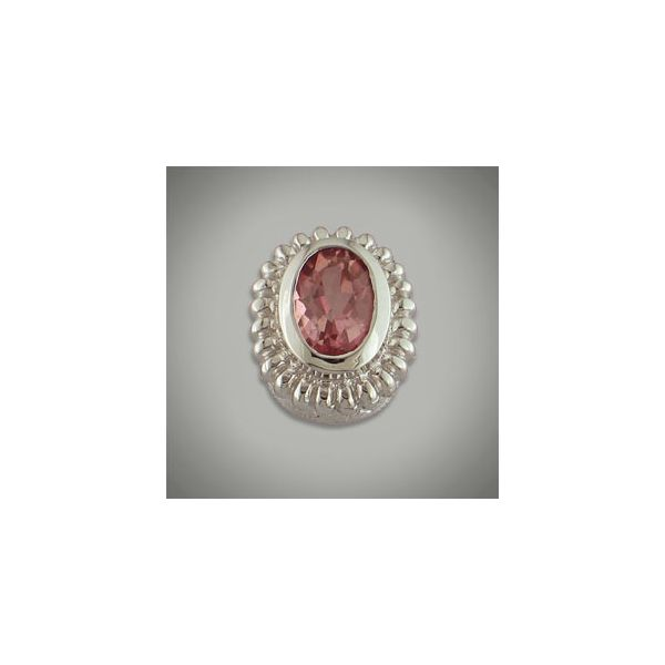 Retired Caerleon Sterling Silver Oval Topaz Strawberry Bezel Lee Ann's Fine Jewelry Russellville, AR