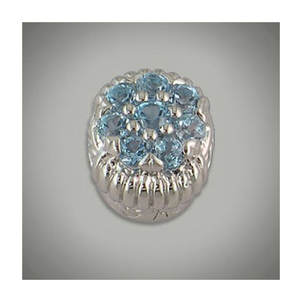 Retired Caerleon Round Cluster Blue Topaz Lee Ann's Fine Jewelry Russellville, AR