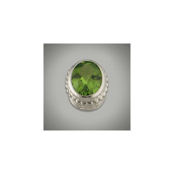 Retired Caerleon Faceted Oval Peridot Sterling Silver Bezel Lee Ann's Fine Jewelry Russellville, AR