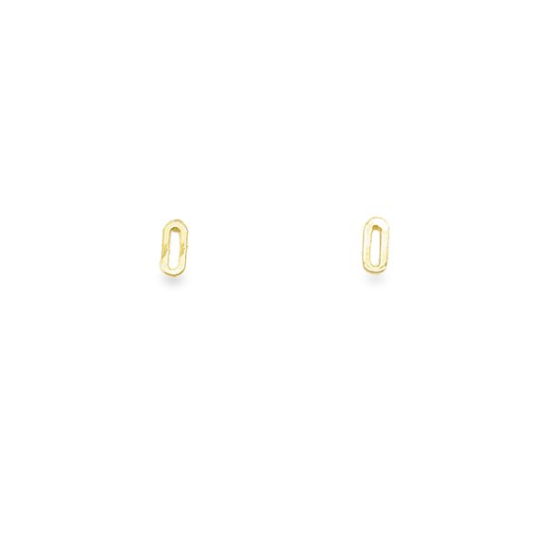 Lady's Yellow 14 Karat Oval Earrings Lee Ann's Fine Jewelry Russellville, AR