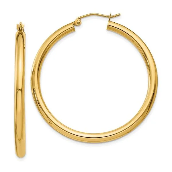 Yellow 14Kt Hoop Earrings similar item image