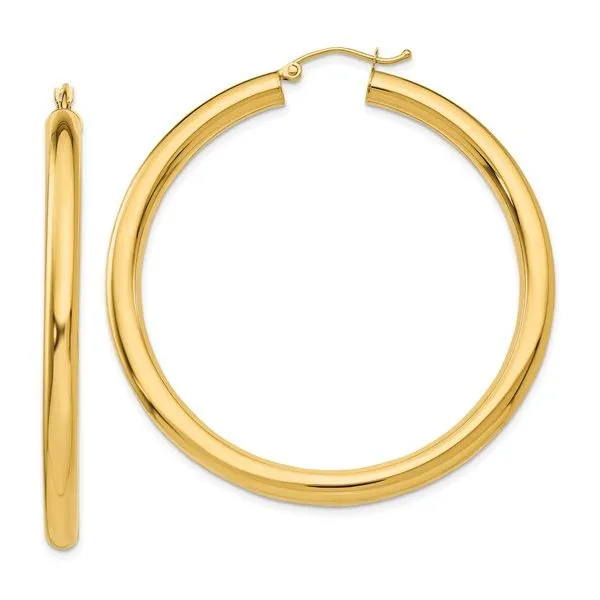 Yellow 14Kt Hoop Earrings Lee Ann's Fine Jewelry Russellville, AR