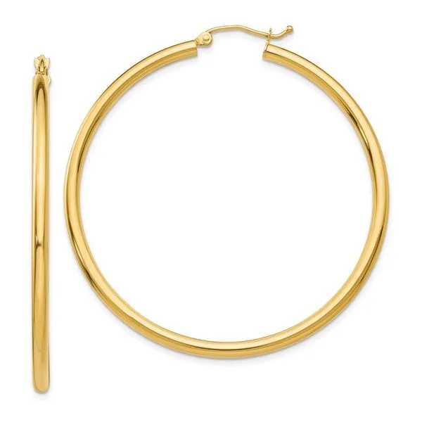 Yellow 14Kt Hoop Earrings Lee Ann's Fine Jewelry Russellville, AR