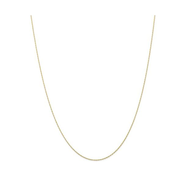 Yellow 10 Karat 16" .95 Mm Carded Rope Chain Lee Ann's Fine Jewelry Russellville, AR