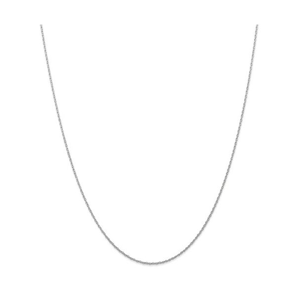 White 10 Karat 16" Carded Rope Chain Lee Ann's Fine Jewelry Russellville, AR