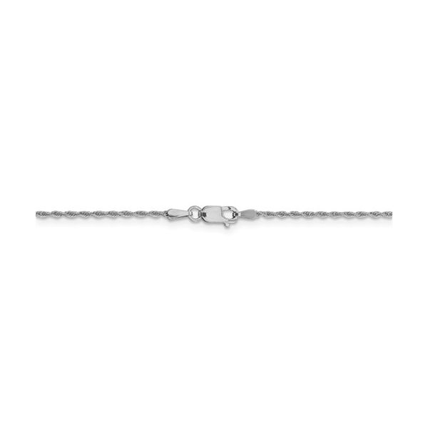White 14 Karat 20" Rope Chain Lee Ann's Fine Jewelry Russellville, AR