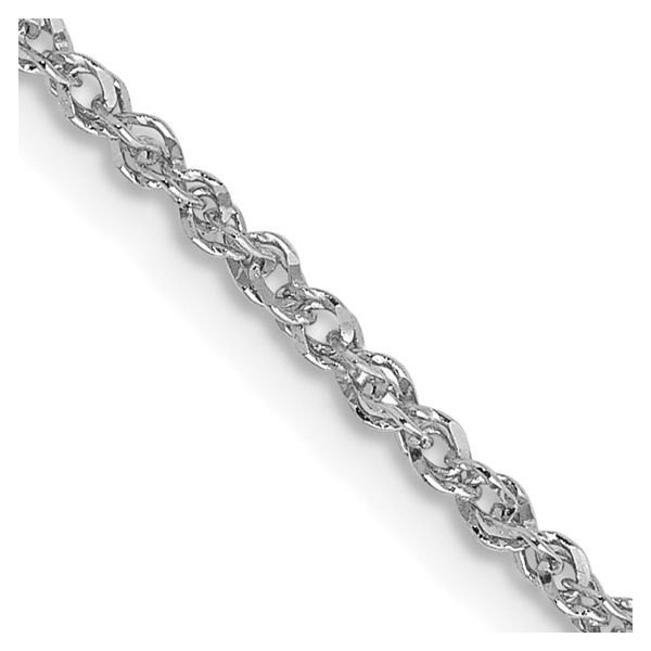 14K White Gold 18 inch 1.7mm Ropa chain with Lobster Clasp Lee Ann's Fine Jewelry Russellville, AR