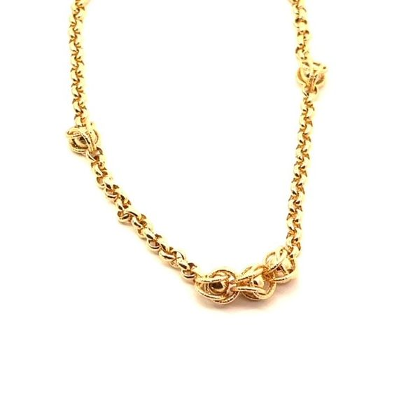 Yellow 14 Karat 4.2Mm Rolo Necklace Lee Ann's Fine Jewelry Russellville, AR