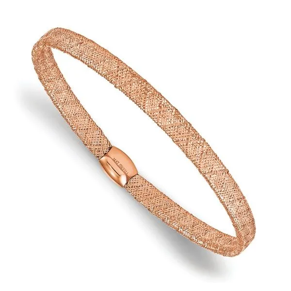 Leslie's 14k Rose Gold Stretch Bangle Lee Ann's Fine Jewelry Russellville, AR