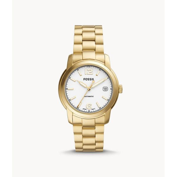 Men's Fossil Heritage Gold-Tone Stainless Steel Watch Lee Ann's Fine Jewelry Russellville, AR