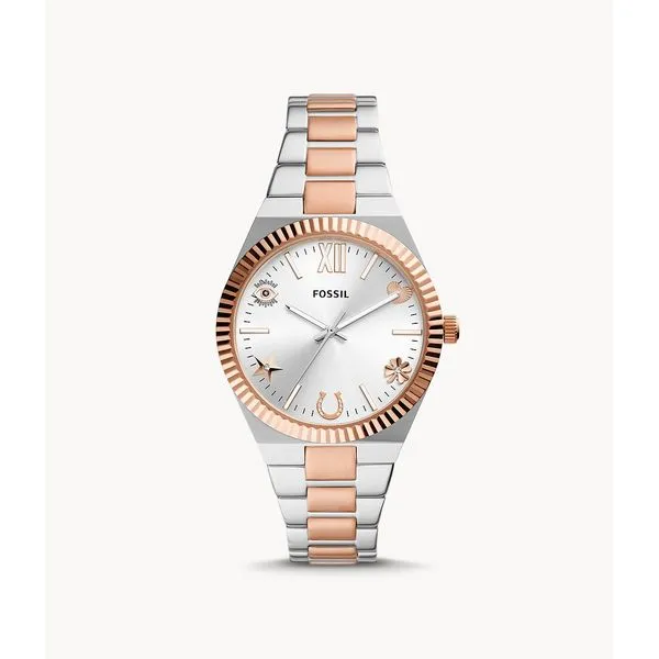 Ladies Fossil Two-Tone Stainless Steel Watch Lee Ann's Fine Jewelry Russellville, AR