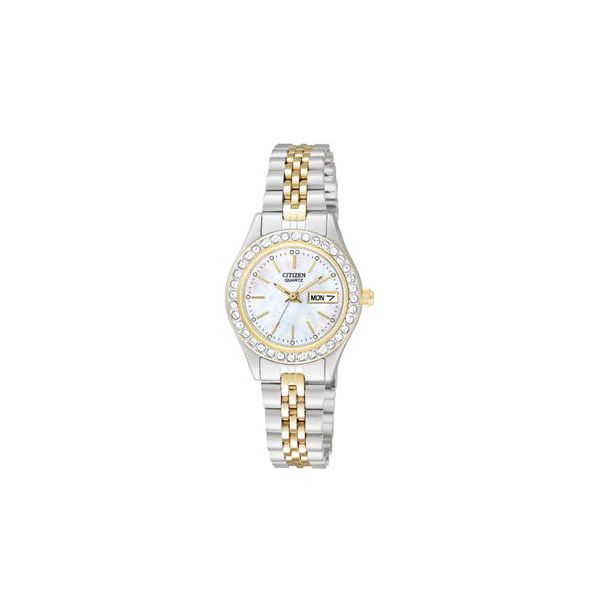 Crystal Accent Two Tone Stainless Steel Ladies Citizen Watch Lee Ann's Fine Jewelry Russellville, AR