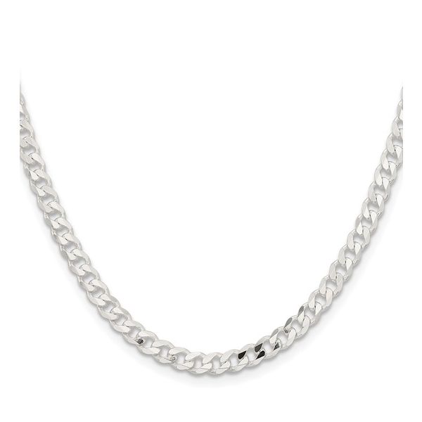 Sterling Silver 4.5Mm Curb Chain Length 22 Image 2 Lee Ann's Fine Jewelry Russellville, AR