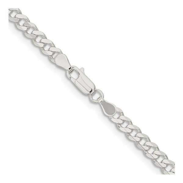 Sterling Silver 4.5Mm Curb Chain Length 22 Image 3 Lee Ann's Fine Jewelry Russellville, AR