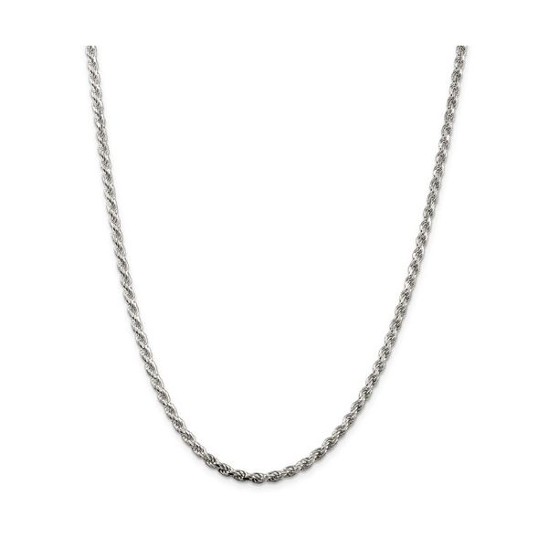 Sterling Silver 3Mm Diamond-Cut Rope Chain Length 24 Lee Ann's Fine Jewelry Russellville, AR