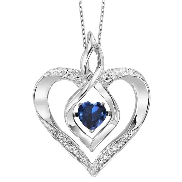 Sterling Silver Rhythm Of Love Heart Necklace Lee Ann's Fine Jewelry Russellville, AR