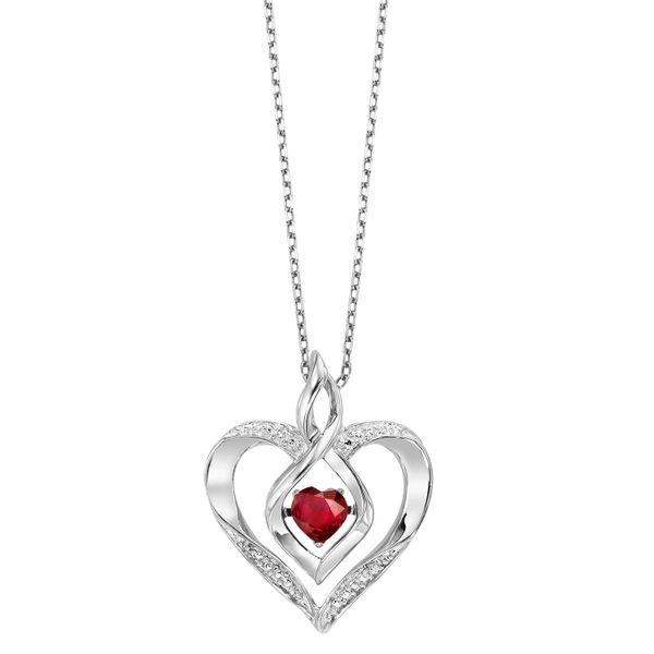 Sterling Silver Rhythm Of Love Heart Necklace Lee Ann's Fine Jewelry Russellville, AR