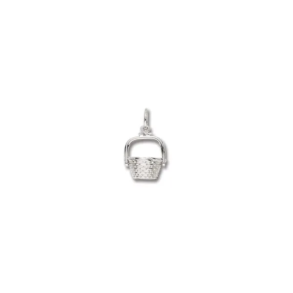 Sterling Silver Nantucket Basket Charm Lee Ann's Fine Jewelry Russellville, AR