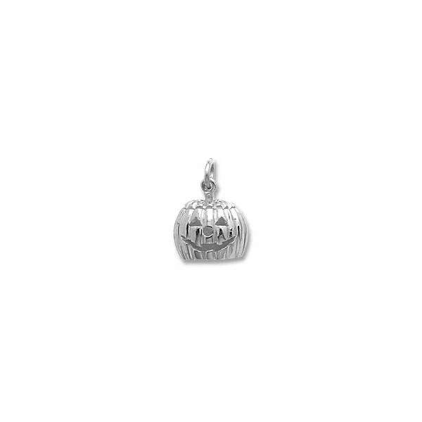 Sterling Silver Jack O Lantern Charm Lee Ann's Fine Jewelry Russellville, AR
