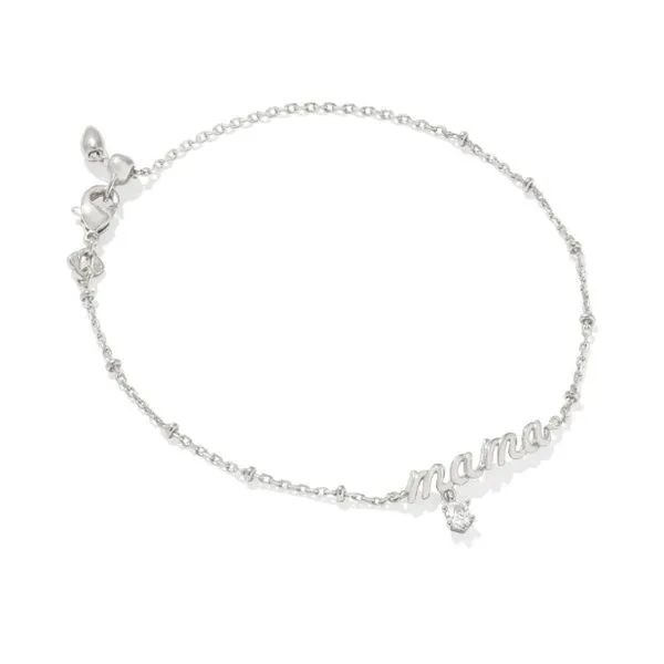 Platinum Kendra Scott Mama Bracelet