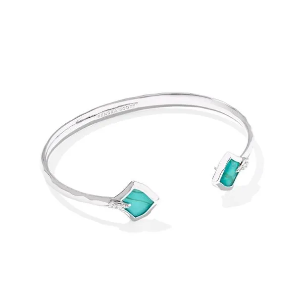 Rhodium Plated Kendra Scott Joelle Cuff Bracelet