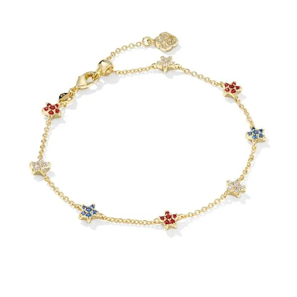 Gold Plated Kendra Scott Sierra Star Crystal Bracelet