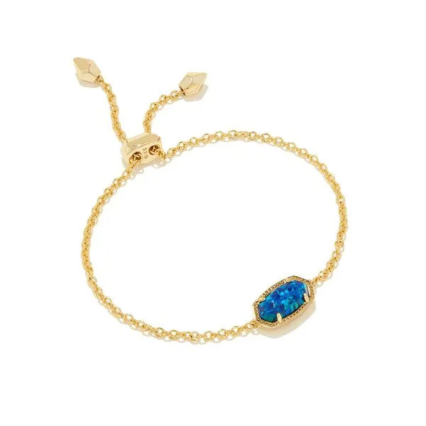 Kendra Scott Elaina Gold Adjustable Chain Bracelet Lee Ann's Fine Jewelry Russellville, AR