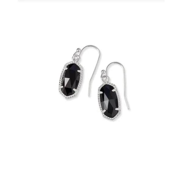 Kendra Scott Rhodium Lee Drop Earrings Lee Ann's Fine Jewelry Russellville, AR