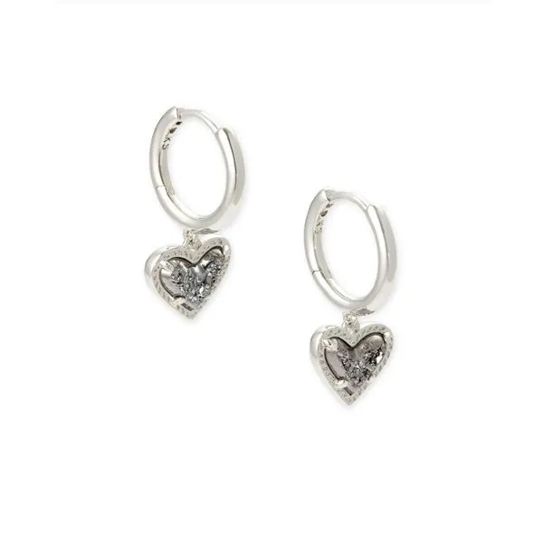 Kendra Scott Silver Huggie Earring Lee Ann's Fine Jewelry Russellville, AR