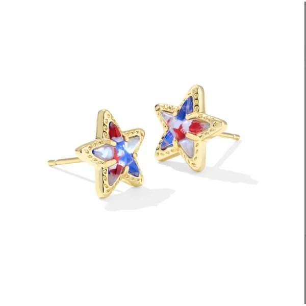 Gold Plated Cassidy Stud Earrings