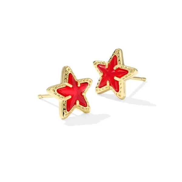 Gold Plated Cassidy Stud Earrings