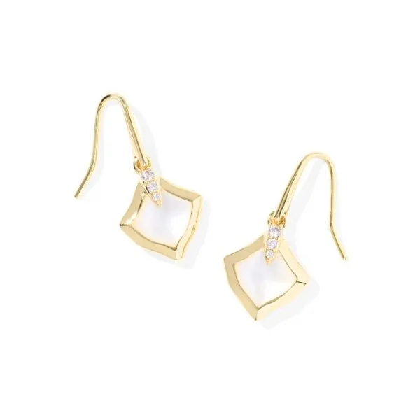 Gold Plated Joelle Small Drop Earrings
