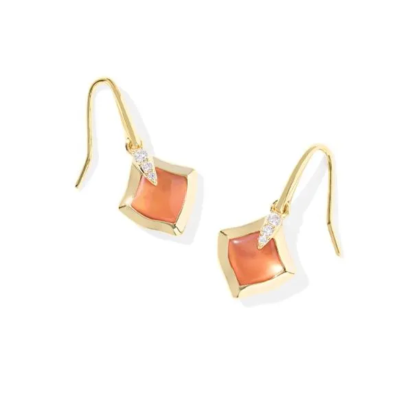 Gold Plated Joelle Small Drop Earrings