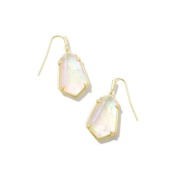 Kendra Scott Alexandria Gold Drop Earrings Lee Ann's Fine Jewelry Russellville, AR