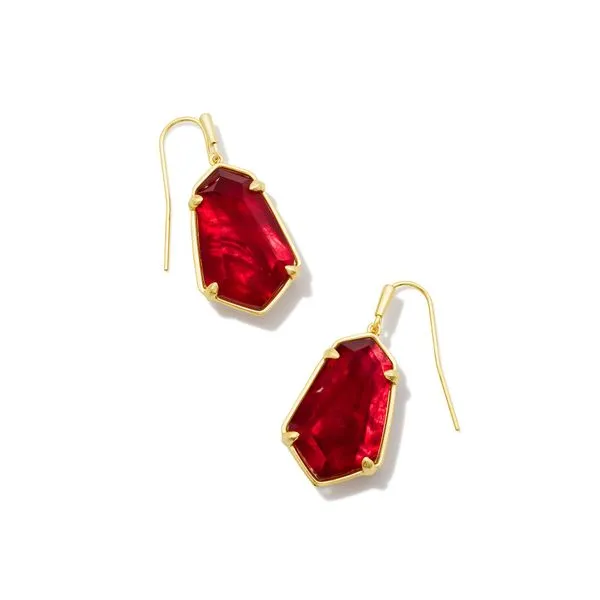 Kendra Scott Alexandria Gold Drop Earrings Lee Ann's Fine Jewelry Russellville, AR