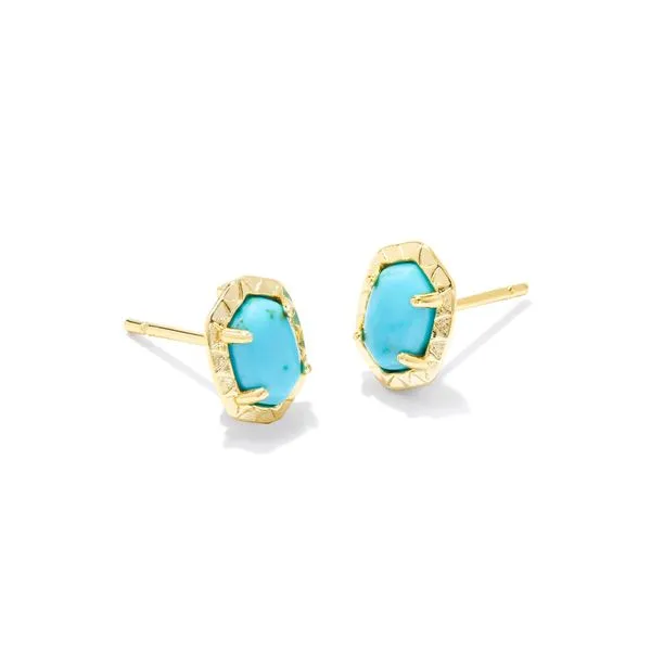 Kendra Scott Daphne Gold Stud Earrings Lee Ann's Fine Jewelry Russellville, AR
