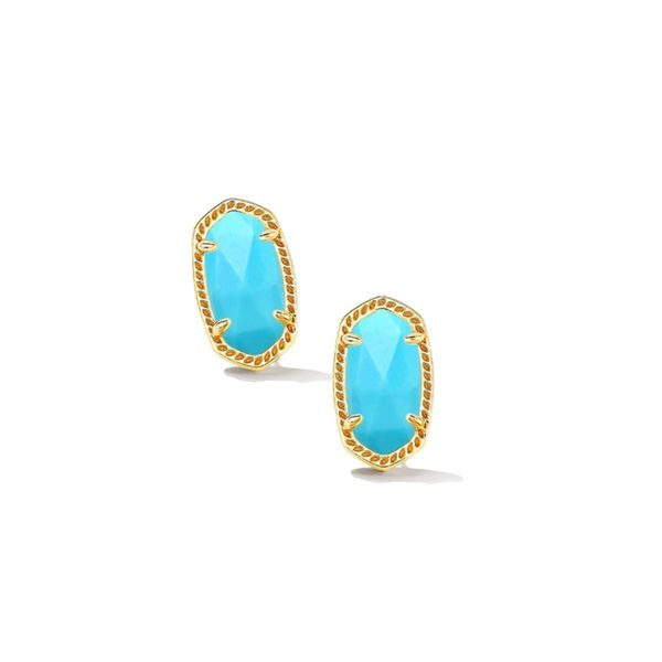 Kendra Scott Ellie Gold Stud Earrings Lee Ann's Fine Jewelry Russellville, AR