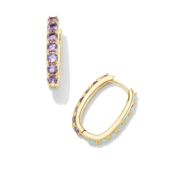 Kendra Scott Chandler Hoop Gold Earrings Lee Ann's Fine Jewelry Russellville, AR
