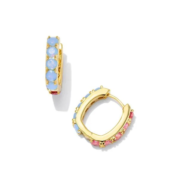 Kendra Scott Chandler Huggie Gold Earrings Lee Ann's Fine Jewelry Russellville, AR