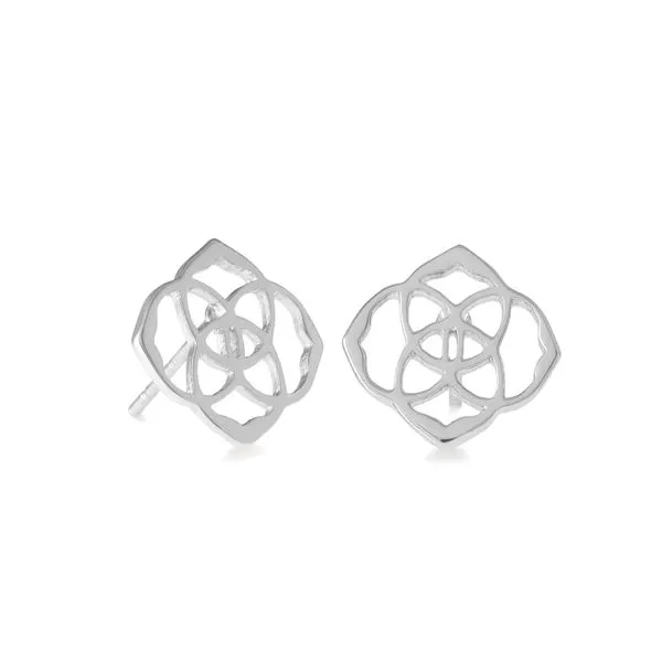 Kendra Scott Rhodium Plated Dira Earrings Lee Ann's Fine Jewelry Russellville, AR