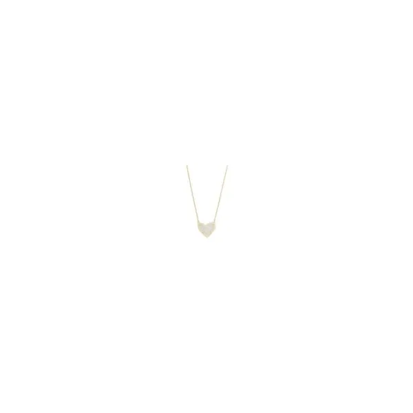 Kendra Scott Gold Heart Pendant Necklace Lee Ann's Fine Jewelry Russellville, AR