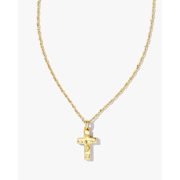Kendra Scott Gold Cross Pendant Necklace Lee Ann's Fine Jewelry Russellville, AR