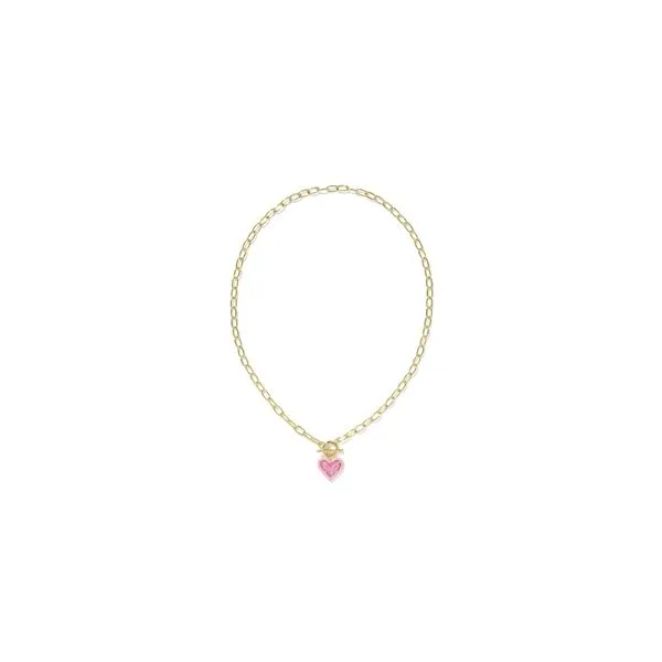 Kendra Scott Pink Enamel Necklace Lee Ann's Fine Jewelry Russellville, AR