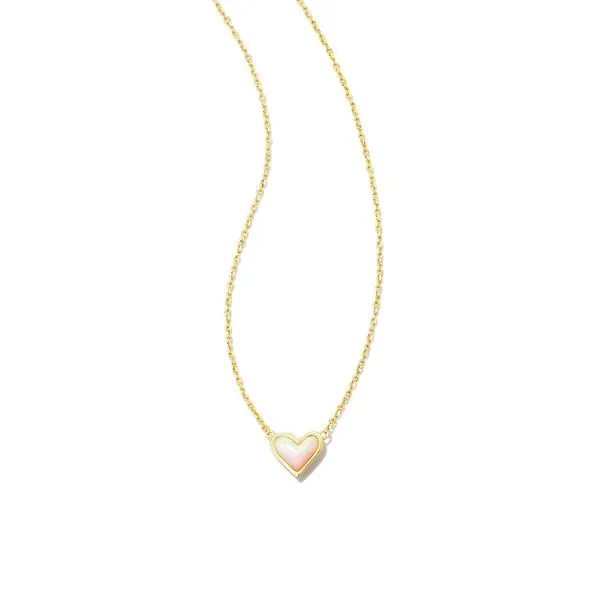 Kendra Scott White Opalescent Pendant Necklace Lee Ann's Fine Jewelry Russellville, AR