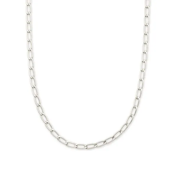 Rhodium Chain Necklace Lee Ann's Fine Jewelry Russellville, AR