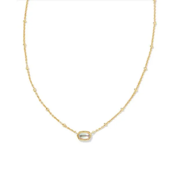 Kendra Scott Dichroic Glass Pendant Necklace Lee Ann's Fine Jewelry Russellville, AR