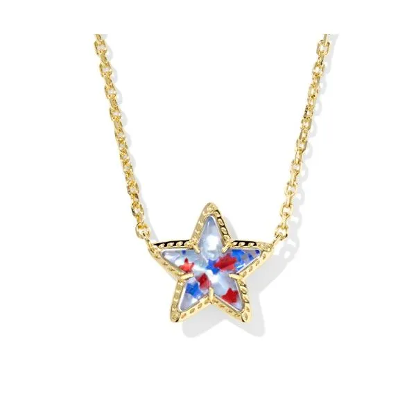 Gold Plated Cassidy Short Pendant Necklace