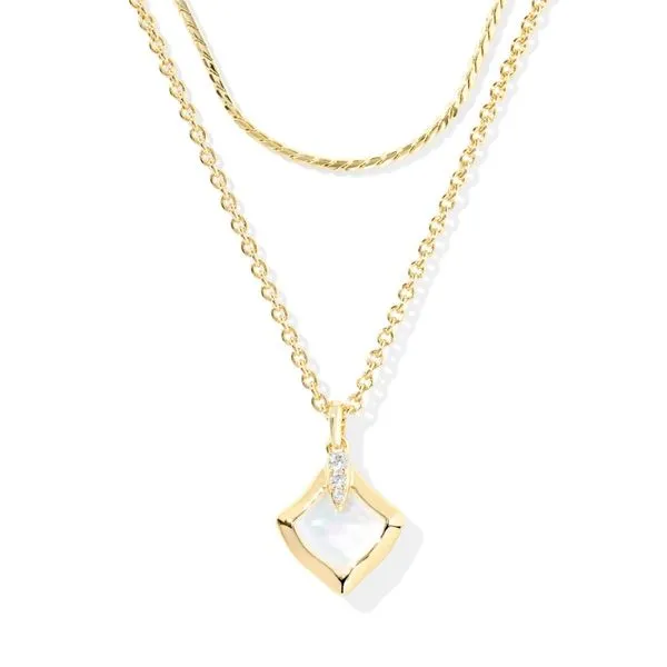 Gold Plated Joelle Multi Strand Necklace