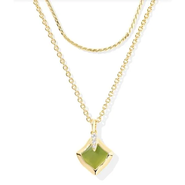 Gold Plated Joelle Multi Strand Necklace Lee Ann's Fine Jewelry Russellville, AR